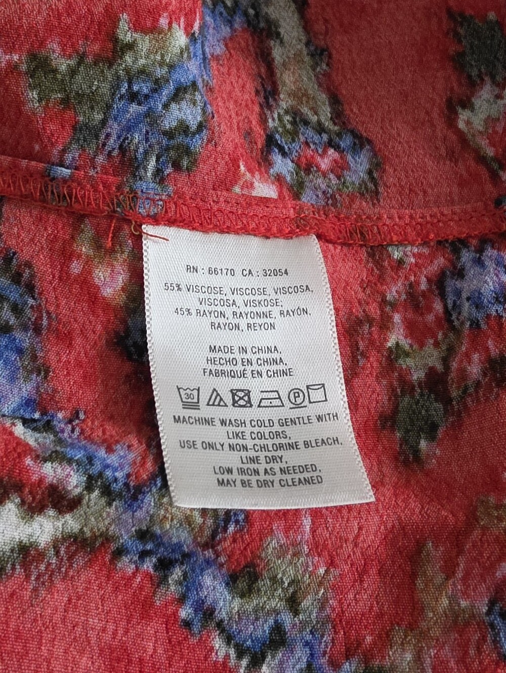 Maeve Red Multi-Color Printed Mini Dress - Picture 4 of 4